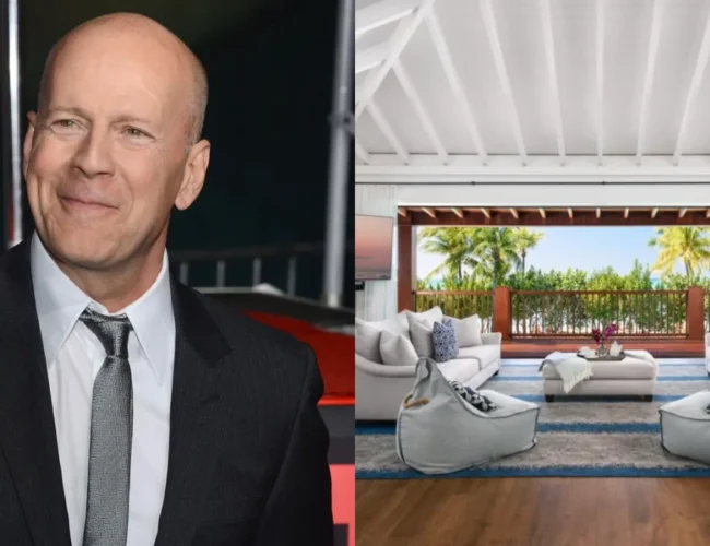 Bruce Willis transforma terreno nas Ilhas Turcas e Caicos em refúgio familiar avaliado em R$ 188 milhões