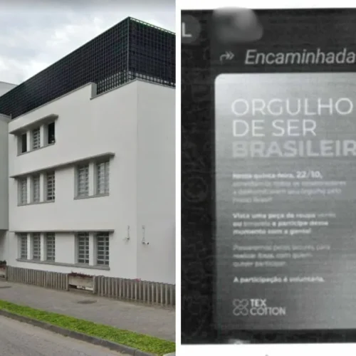 Empresa têxtil em SC é acusada de assédio eleitoral por convocar funcionários a usarem verde e amarelo
