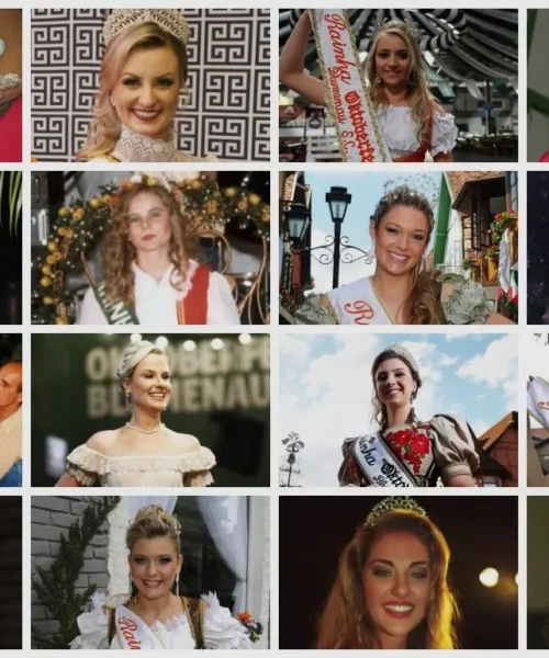 A história das rainhas da Oktoberfest Blumenau desde sua fundação